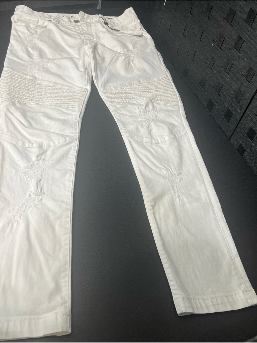 Armani Exchange A|X J27 Men's White Skinny Biker Stretch Jeans 32x30. See Pics